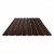 Профнастил НС20 RAL 8017 шоколадно-коричневый 0.35 мм