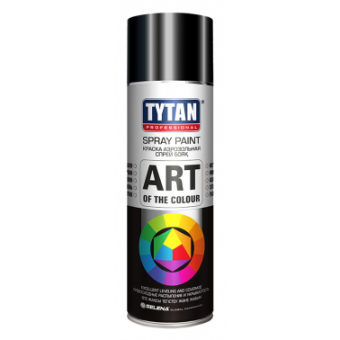 Аэрозоль краска TYTAN черная глянец  9005